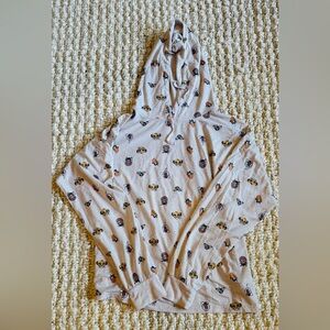 Disney Lion King Long Sleeve Hooded Shirt, Size Small